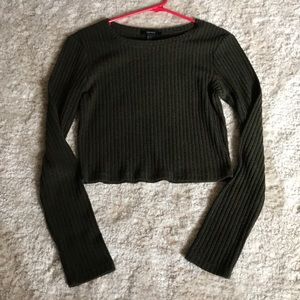 forest green sweater